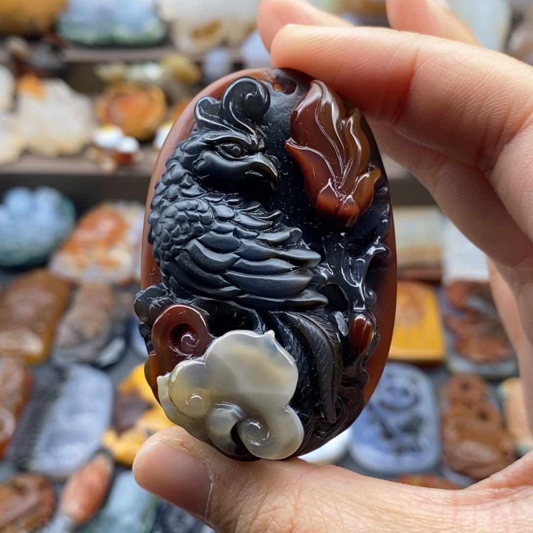 未镶嵌吊坠(不含链)玛瑙/玉髓