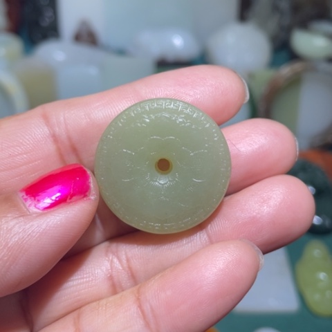 和田玉（糖玉）挂件未镶嵌