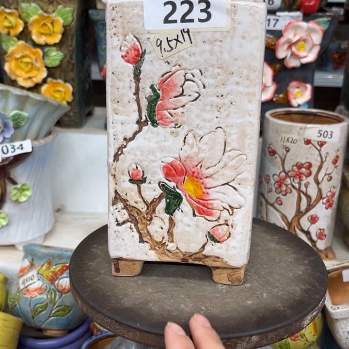 紫砂花盆粗陶材质多肉花盆