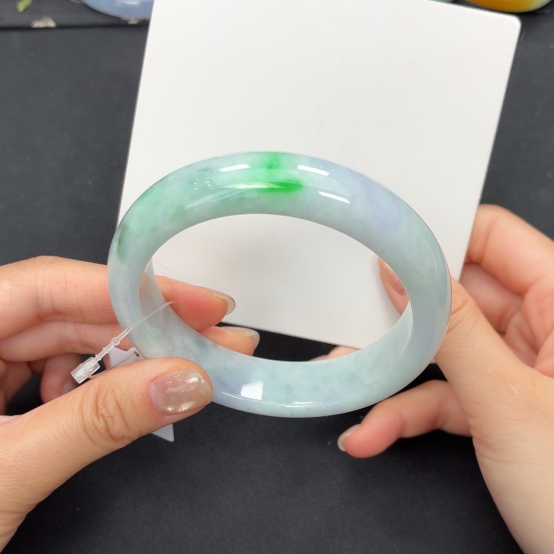 翡翠未镶嵌手镯5960