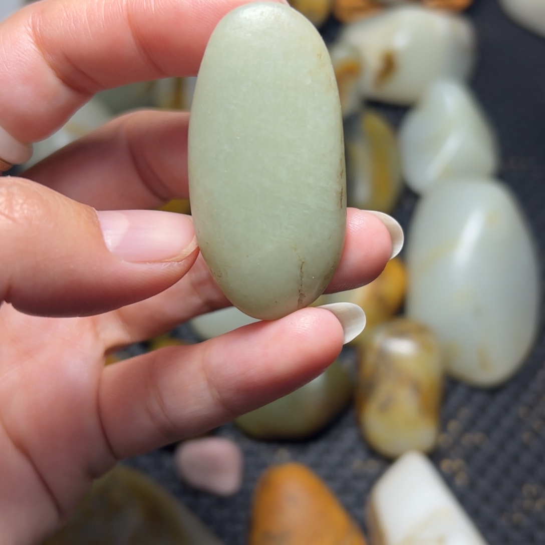 和田玉未镶嵌挂件A4