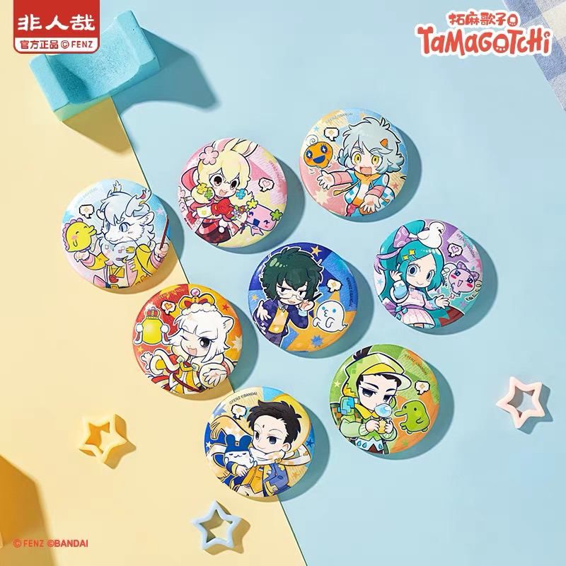 《非人哉》×拓麻歌子联名Q版马口铁徽章盲盒