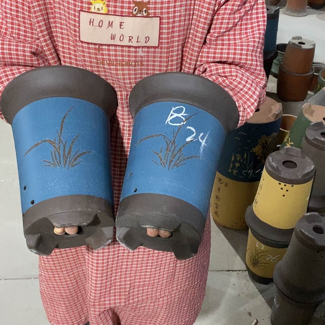 紫砂花盆紫砂花盆