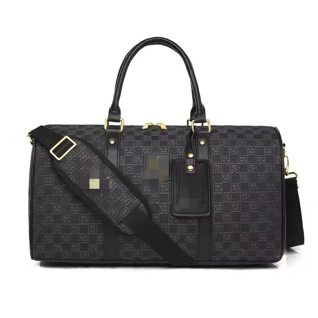 【织物】棋盘格旅行包健身运动户外百搭潮流简约男女大容量背包