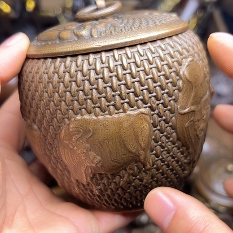 铜制文玩把玩物件