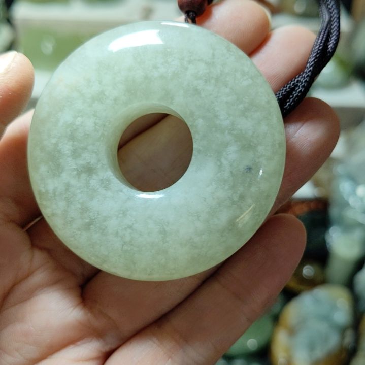 岫玉平安扣未镶嵌