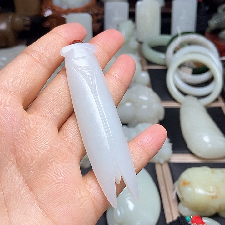 和田玉未镶嵌吊坠(不含链)