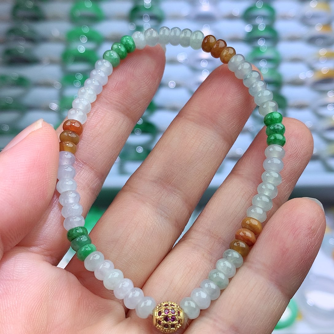 未镶嵌戒指翡翠手串