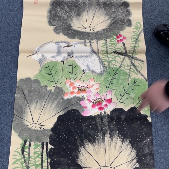 国画绘画手绘作品