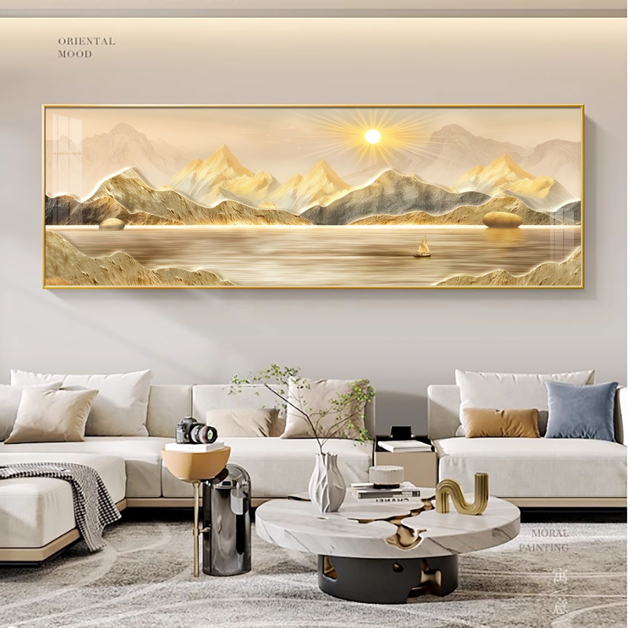 法罗迪新款高档客厅沙发装饰画挂画装饰画客厅背景墙挂画轻奢壁画