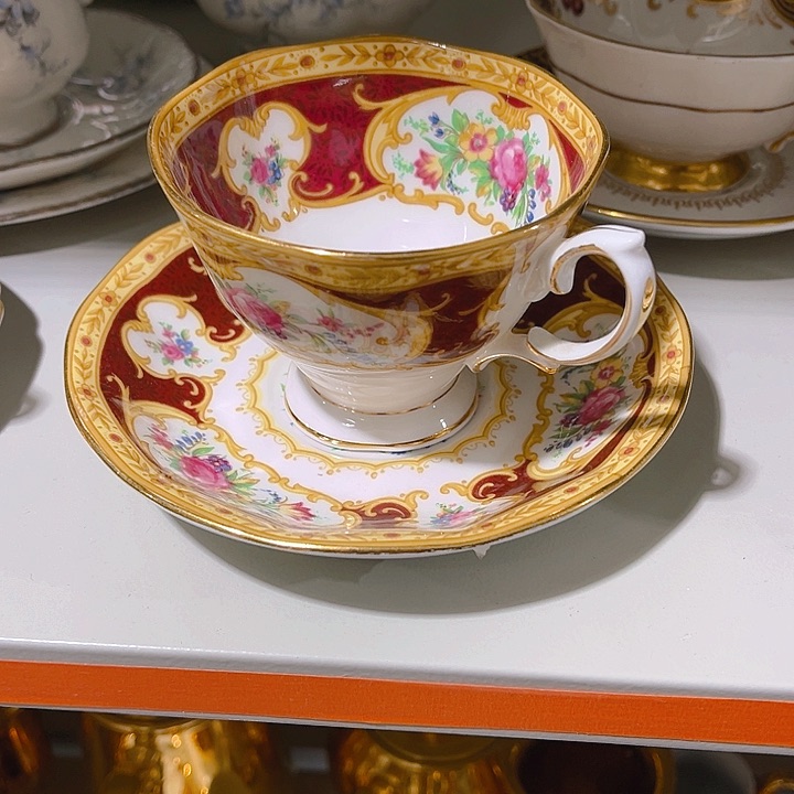 紫砂茶宠阿尔伯特戳标福利杯碟轻脱金