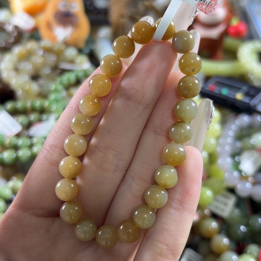 和田玉未镶嵌手链124