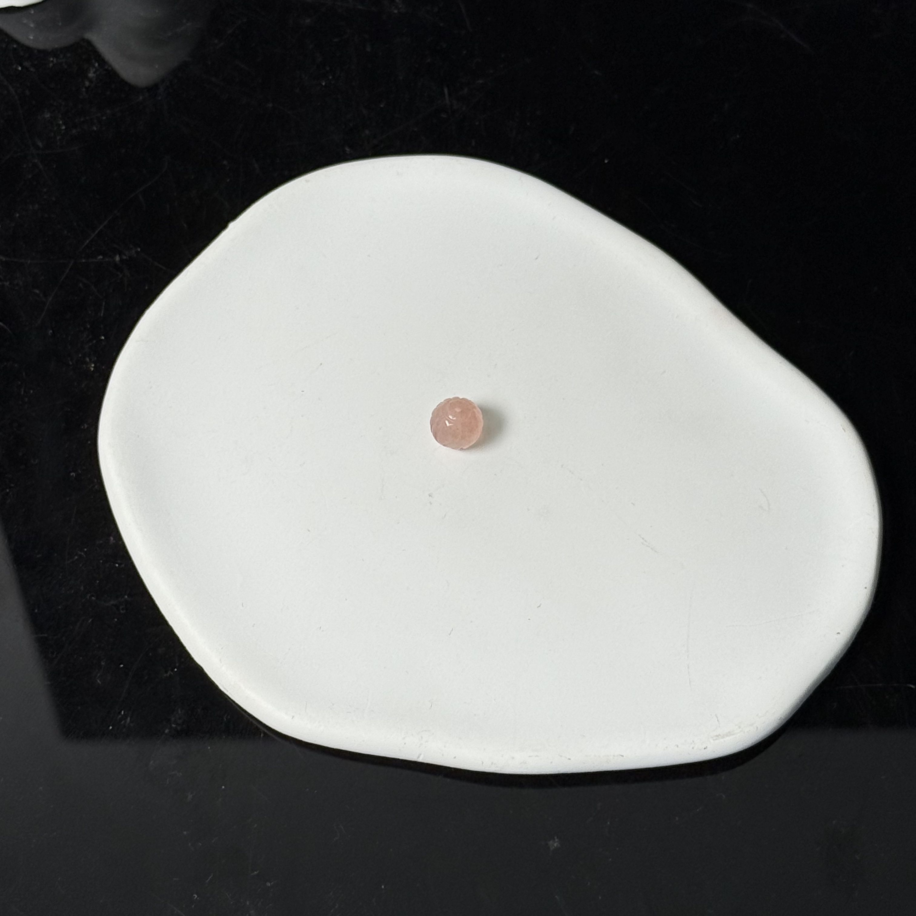 南红玛瑙莲花珠配件约9mm