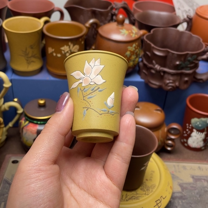紫砂茶杯紫砂主人杯