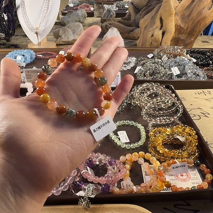 水晶手链银S925镶嵌