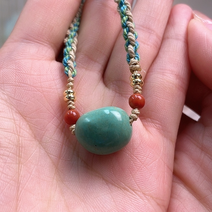 未镶嵌绿松石珠宝奇石