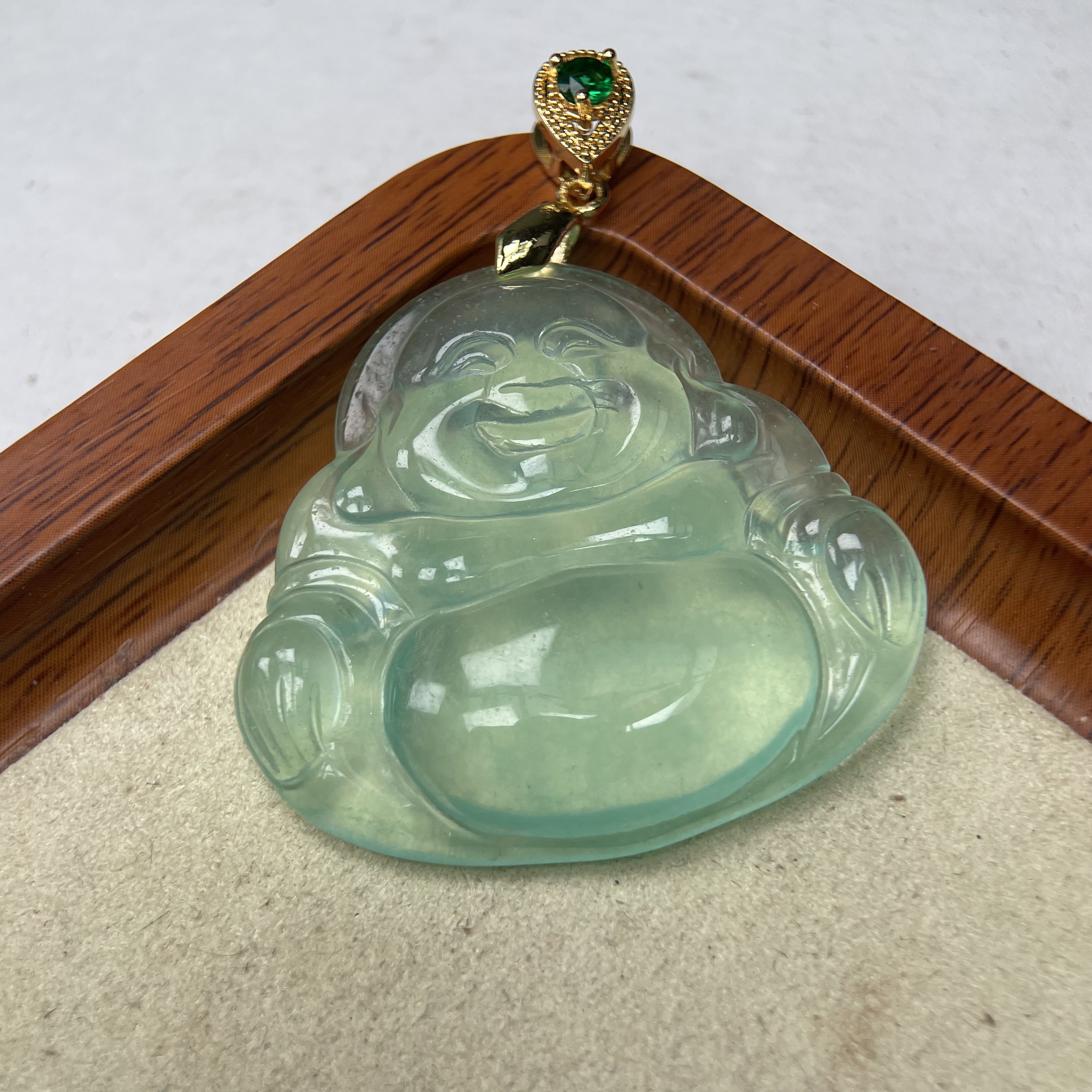 A555晴水佛公吊坠