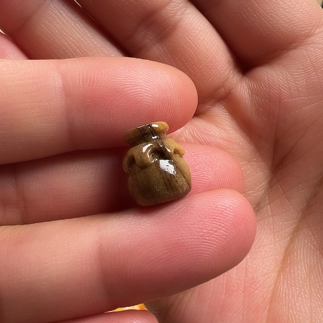 蜜蜡颈饰未镶嵌蜜罐（打孔不退换）