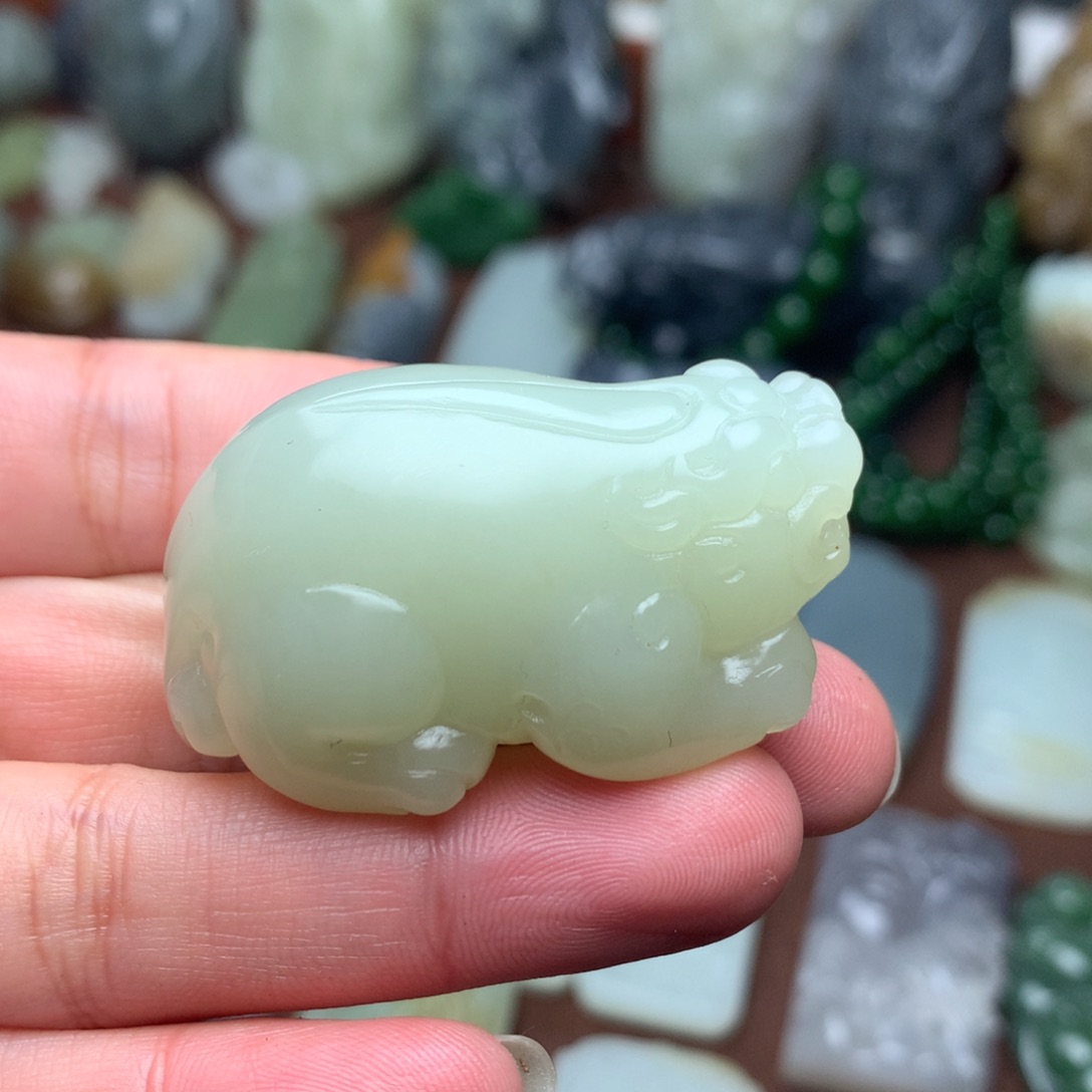 和田玉挂件未镶嵌