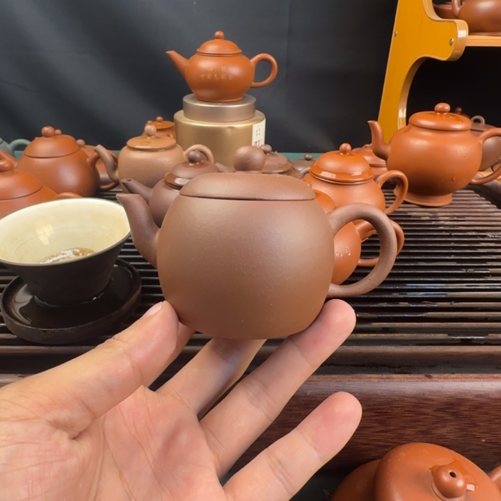 紫泥蛋包壶容量100cc