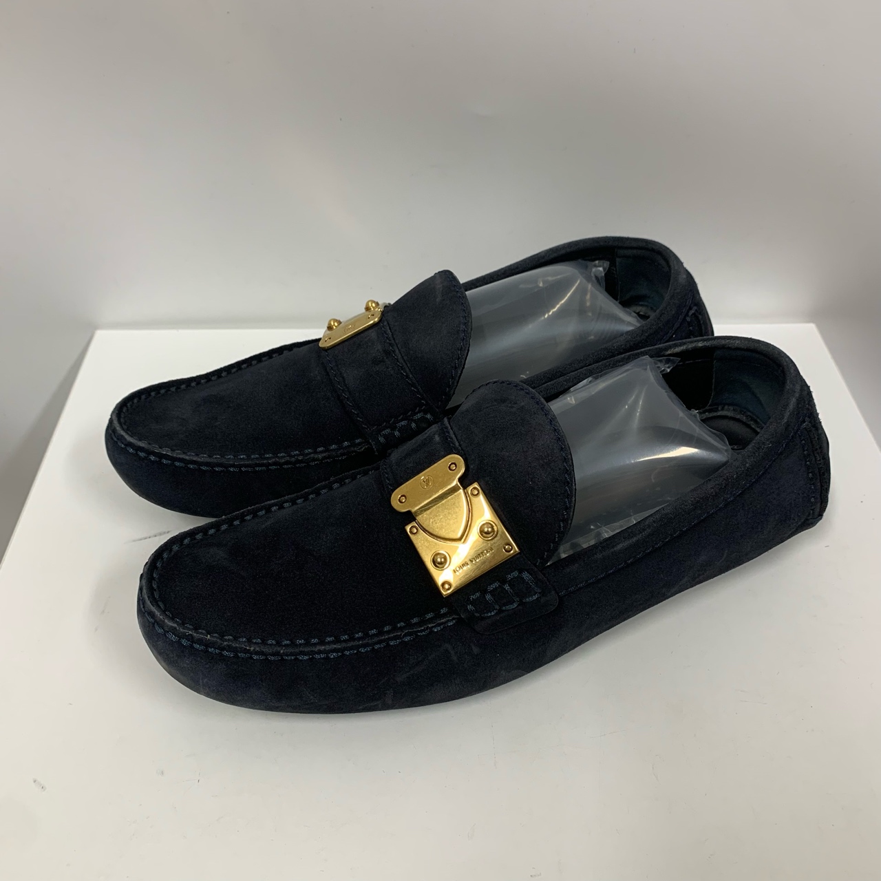 95新 LouisVuitton/路易威登 绒面豆豆鞋 7码 X1883