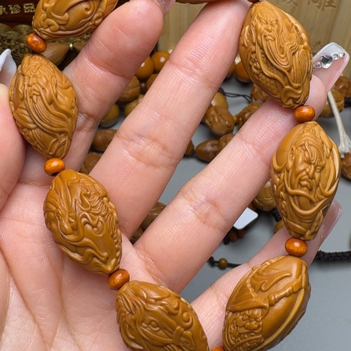 橄榄核手串/手链关公手串