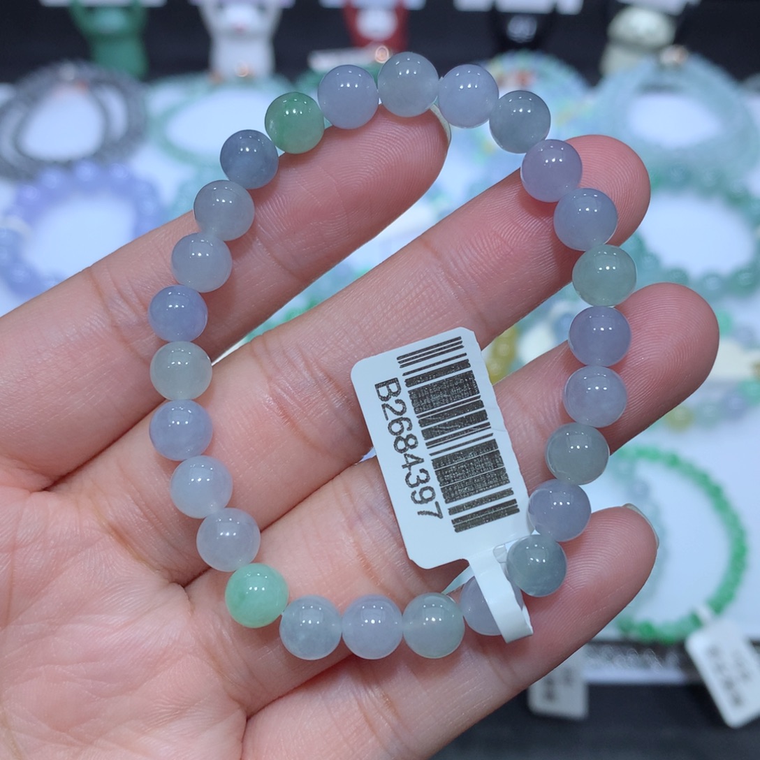 翡翠未镶嵌手串天然