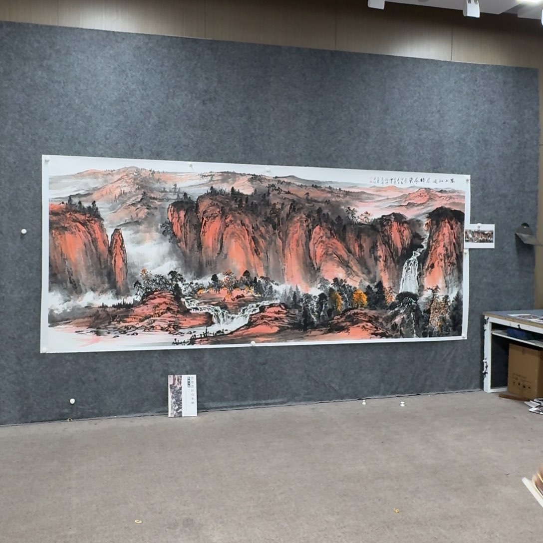 国画国画作品QF老师山水