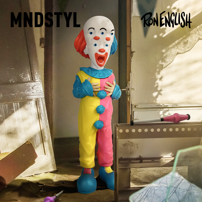 MINDstyle Ron English糖果马戏团尖叫小丑联名手办玩具公仔摆件