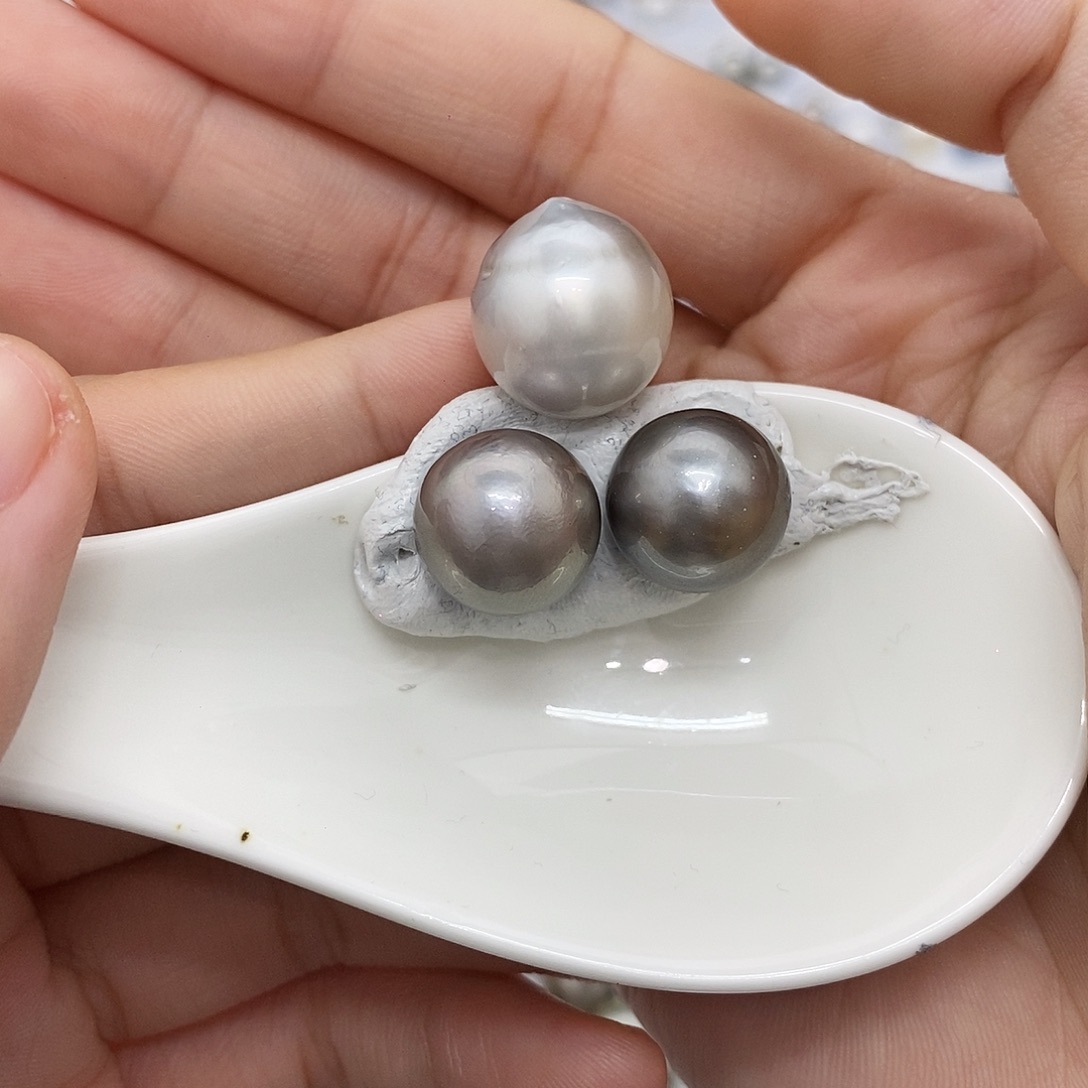 壹***姐海水珍珠未镶嵌耳饰