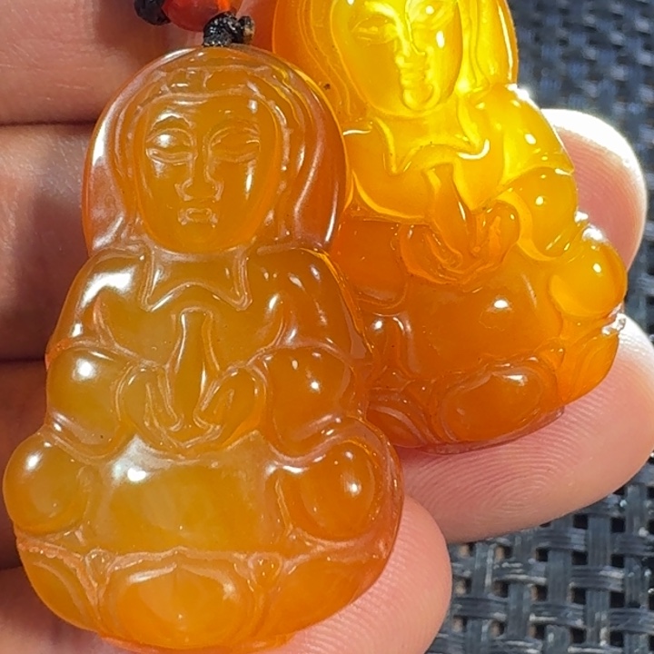 水晶吊坠(不含链)未镶嵌吉***～