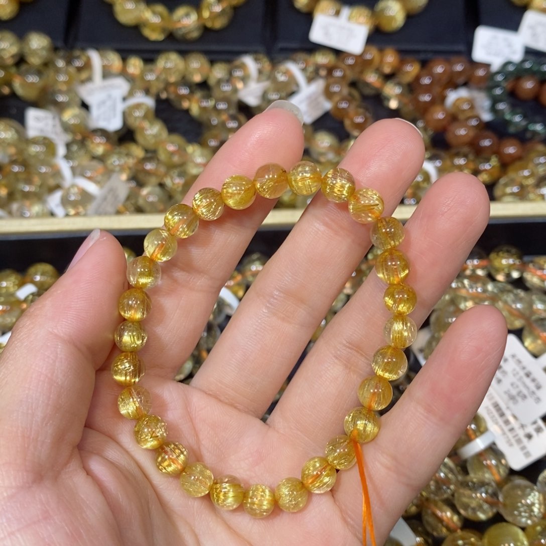 水晶手链未镶嵌手链6+mm 瑾