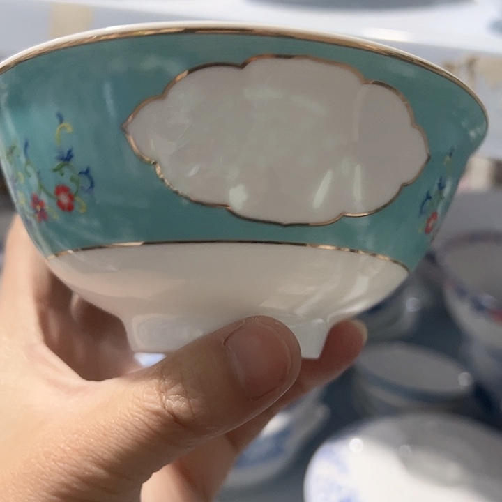 杯五寸玲珑陶瓷一个