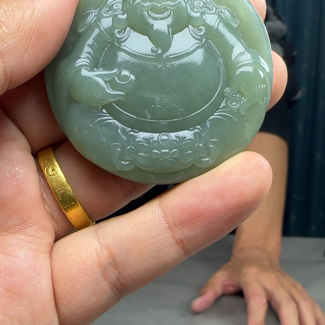 和田玉未镶嵌吊坠(不含链)