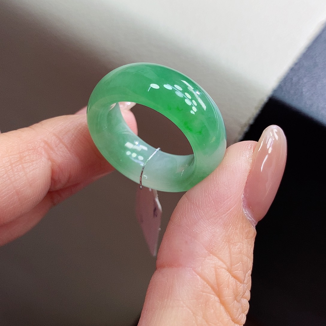 未镶嵌戒指翡翠16-17号