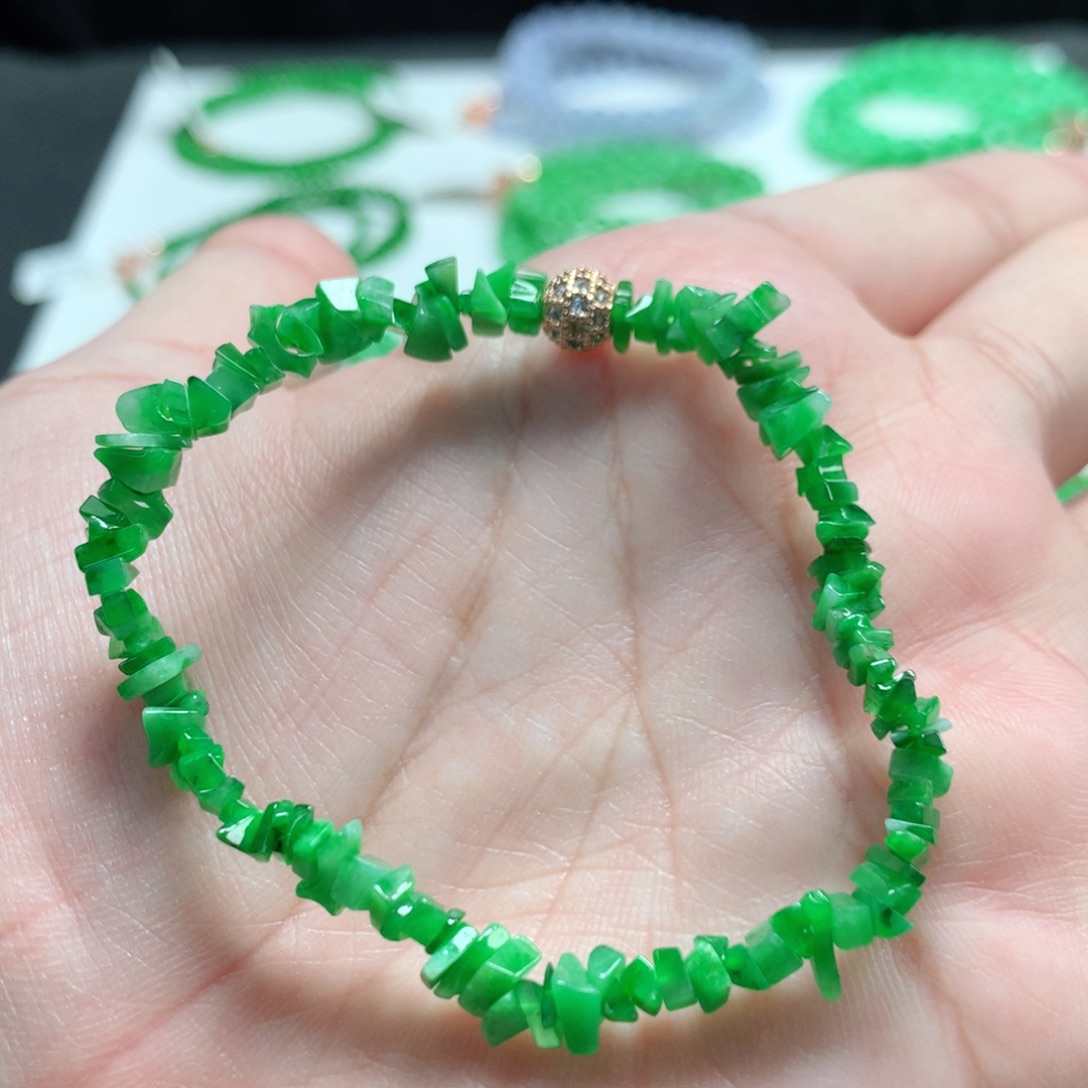 翡翠未镶嵌手链翡翠