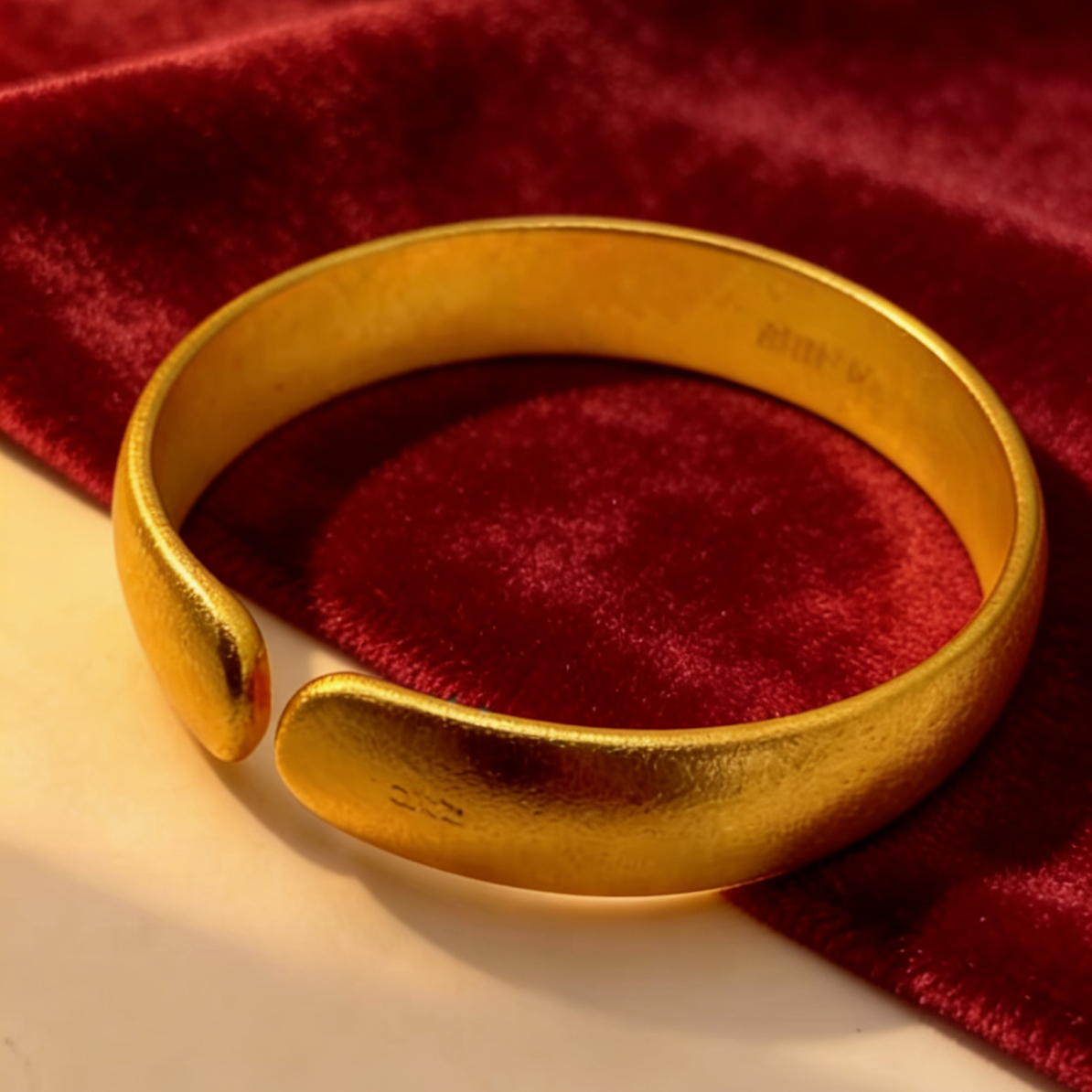 合金手镯 【泥鳅背】男女款经典开口首饰百搭款时尚简约潮流饰品