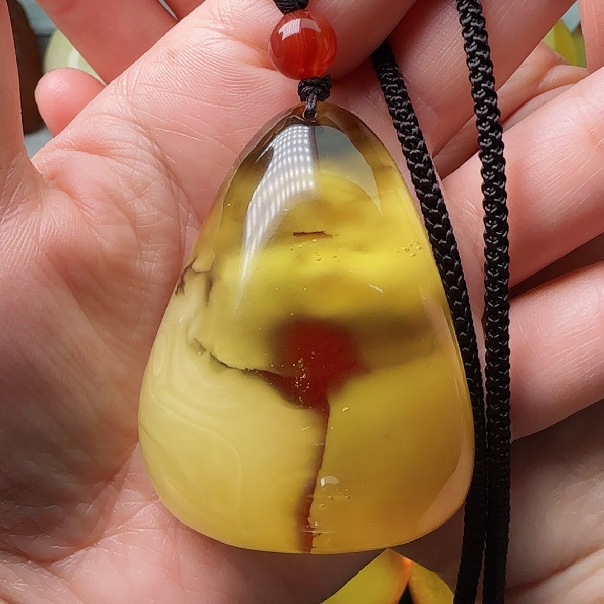 【闪购商品】琥珀颈饰未镶嵌吊坠