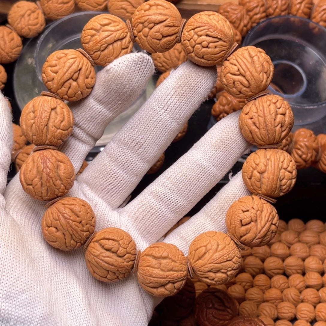 手串桃核精品金丝龙珠2.0