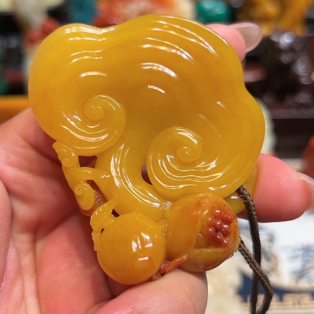 寿山石印石古****》黄芙蓉