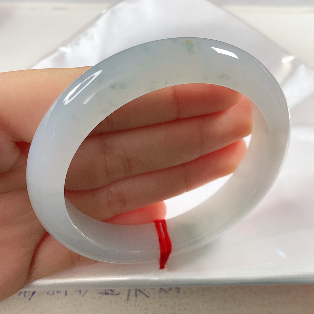 翡翠手镯未镶嵌 正圈①①④