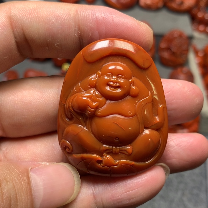 吊坠(不含链)未镶嵌南红玛瑙