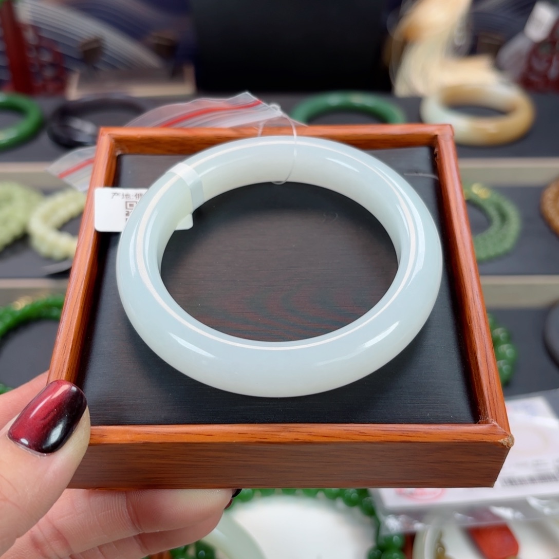 和田玉手镯58.3未镶嵌