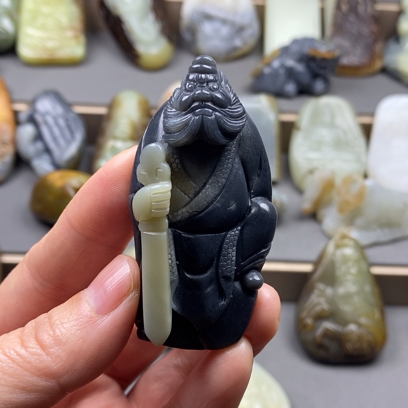 【闪购商品】未镶嵌和田玉挂件梵*