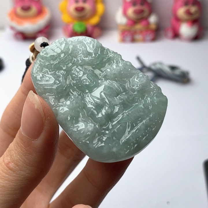 翡翠未镶嵌颈饰翡翠 