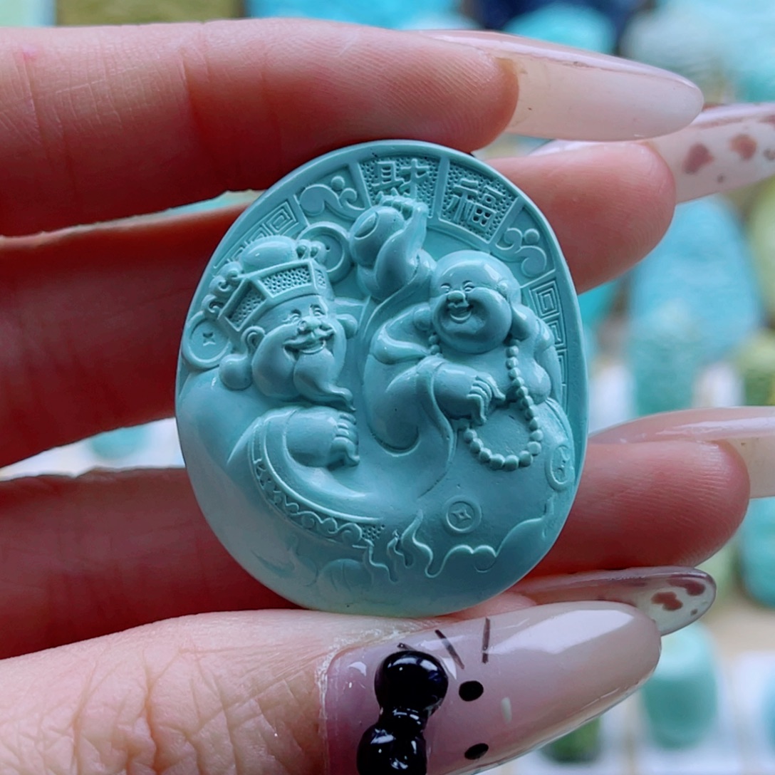 绿松石未镶嵌珠宝奇石