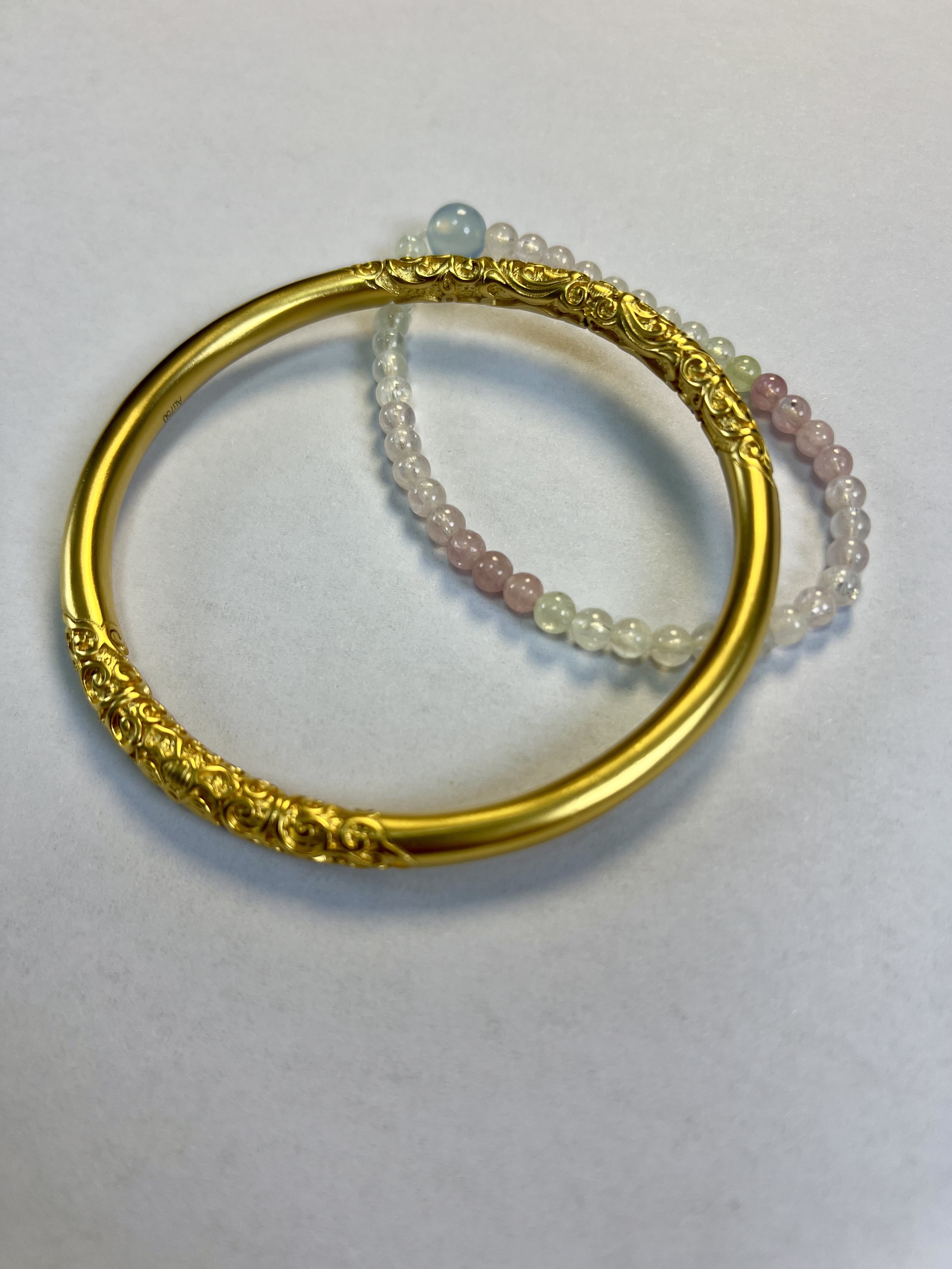 【夏总好物】卷草纹手镯