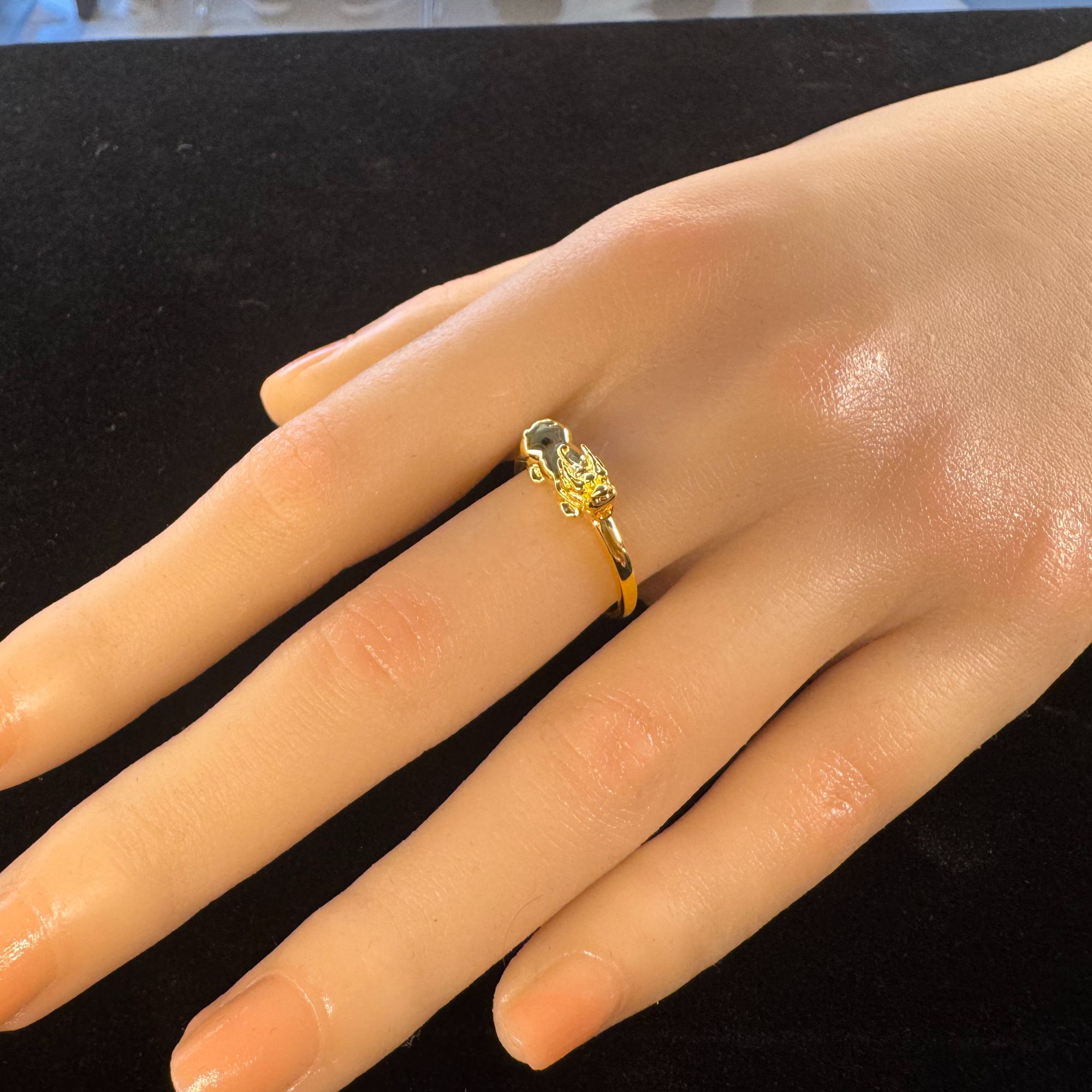 足银戒指 貔貅戒指时尚