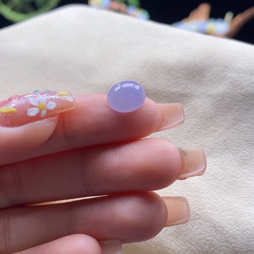 【闪购商品】翡翠颈饰未镶嵌红紫蛋面