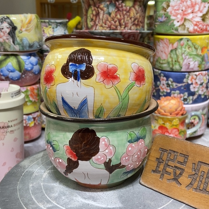 景德镇艺术手绘作品